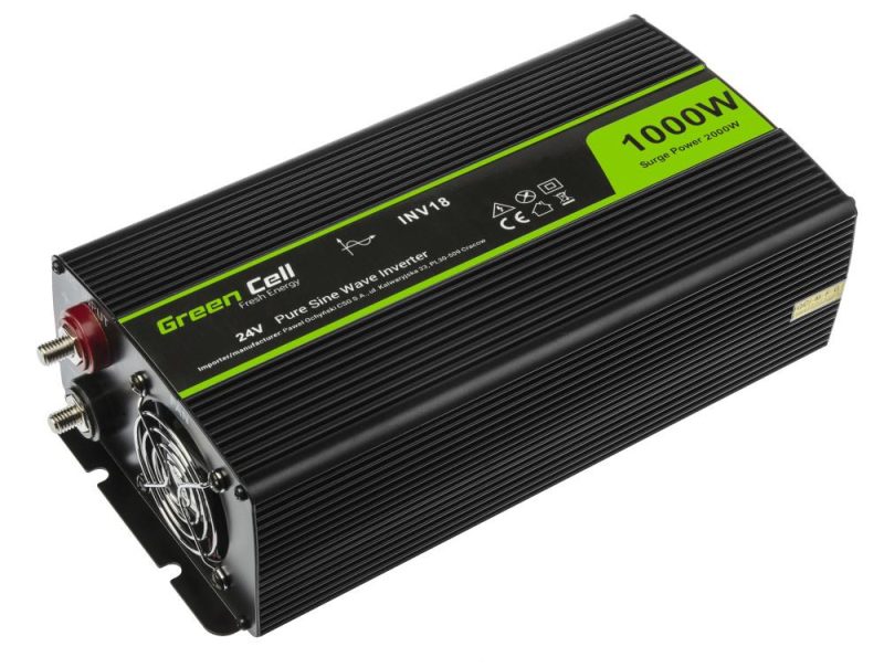 Инвертор GREEN CELL 24V/1000W  чиста синусоида - Image 3