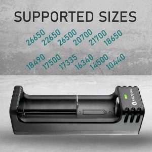 Зарядно устройство за LiIon батерии 3,7v CR18650,CR123,14500 1 гнездо USB micro LC-100 EverActive - Image 3