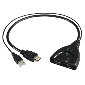 Сплитер HDMI HAMA HDMI мъжко - 2 x HDMI женско, 4K, Черен - Image 2