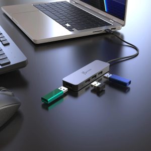Поставка за лаптоп j5create JTS223, 4 портов USB-C хъб, Алуминиева - Image 6
