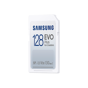 Карта памет Samsung EVO Plus, SD Card, 128GB, Бяла - Image 3
