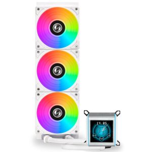 Охладител за процесор Lian Li GALAHAD II LCD 360 ARGB - White - Image 2