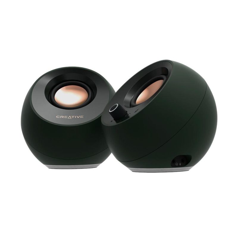 Озвучителна система Creative PEBBLE PRO, 2.0, RGB, Черна - Image 5
