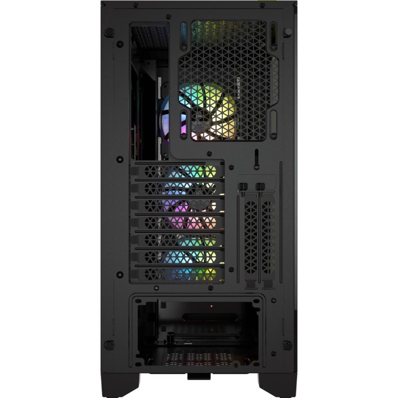 Кутия Corsair iCUE 4000X RGB Mid Tower, Tempered Glass, Черна - Image 6