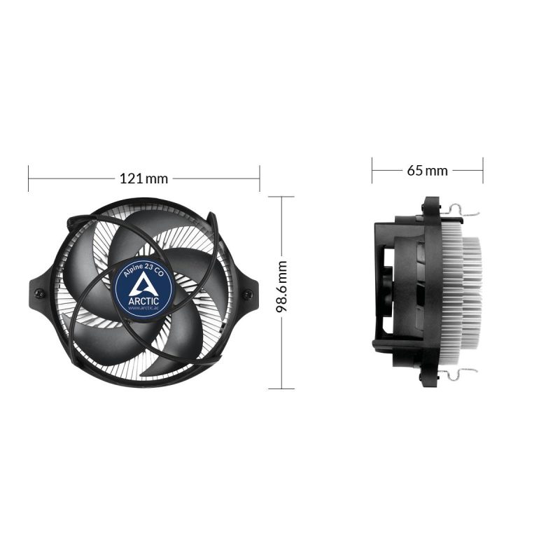 Охладител за процесор Arctic Alpine 23 CO, AM4 - Image 6