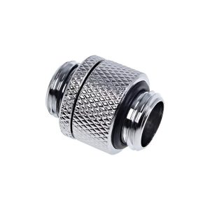 Адаптер съединител с външна резба Alphacool, Въртящ се, G1/4, Сребрист - Image 2