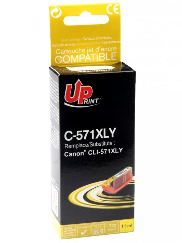 Мастилница UPRINT CLI 571XL-M CANON, Yellow