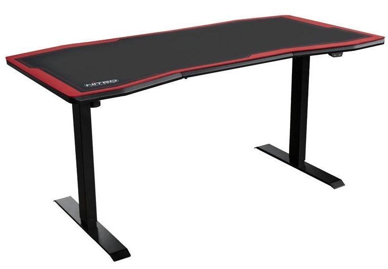 Геймърско бюро Nitro Concepts D16E, Carbon Red, Електрическо управление на височина