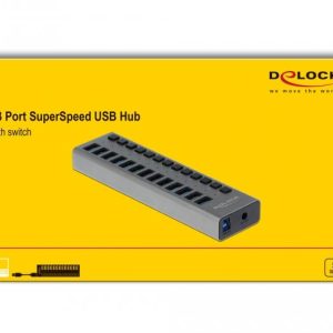 USB хъб Delock, 13 x USB-A, DELOCK-63738 - Image 4
