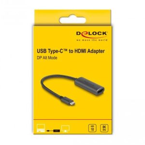 Адаптер DeLock 64229, USB-C - HDMI (DP Alt Mode), 8K, HDR - Image 3