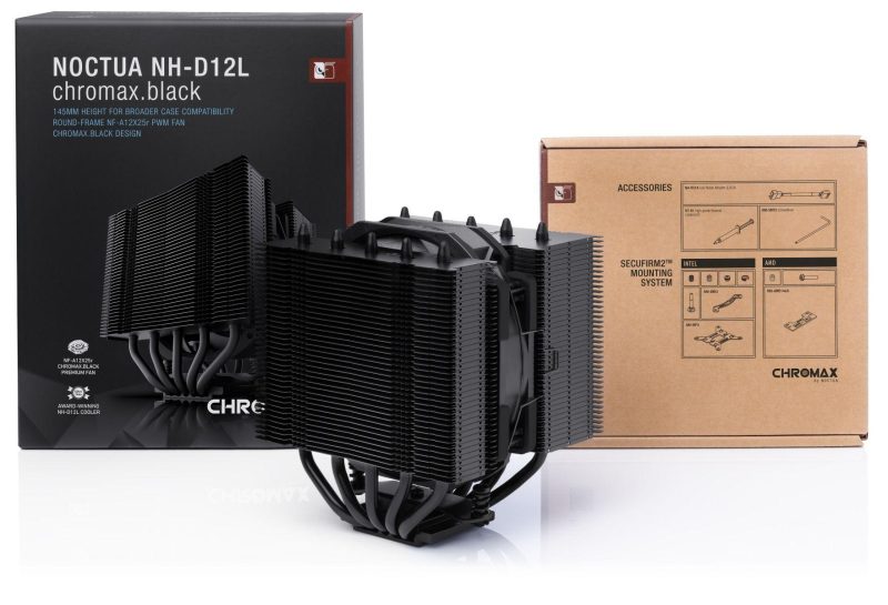Охладител за процесор Noctua NH-D12L CHROMAX.BLACK - Image 3