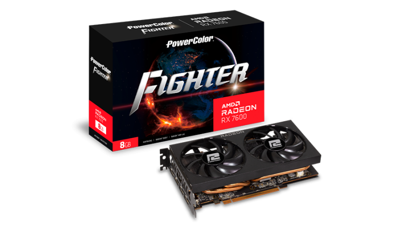 Видео карта POWERCOLOR RX 7600 Fighter 8GB GDDR6 - Image 5