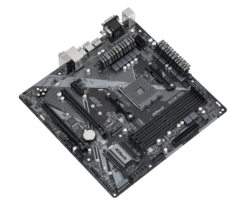 Дънна платка ASROCK B450M Pro4 R2.0 - Image 3
