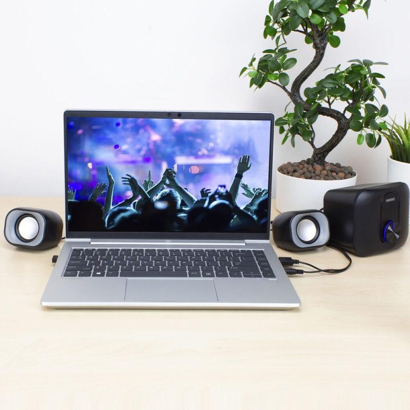 Озвучителна система EWENT Eminent 2.1, 3.5 mm, USB, 11W - Image 4