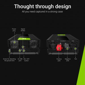 Инвертор GREEN CELL 24V/1500W  чиста синусоида - Image 3