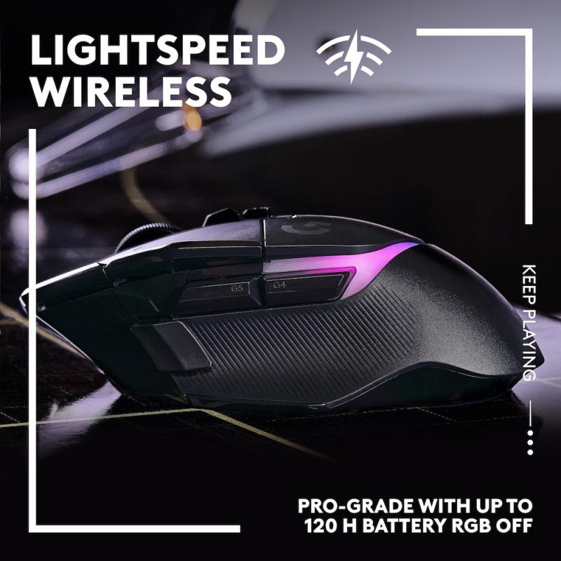 Геймърска мишка Logitech G502 X Plus Black Lightsync RGB - Image 3