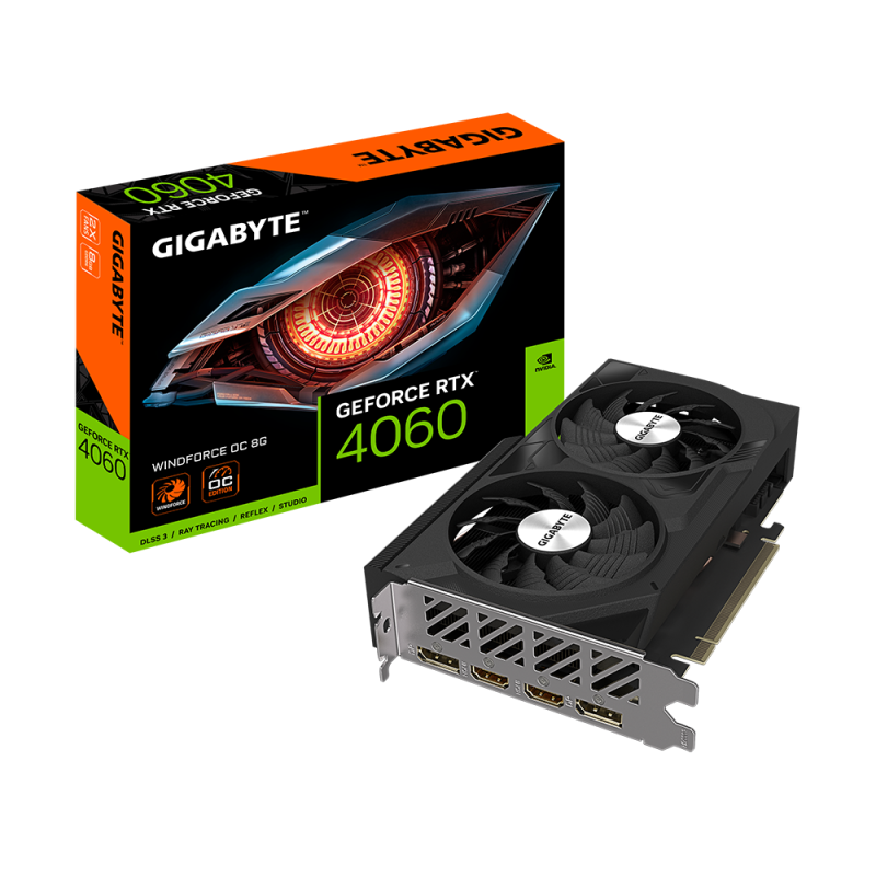 Видео карта GIGABYTE RTX 4060 WINDFORCE OC 8GB GDDR6 - Image 7