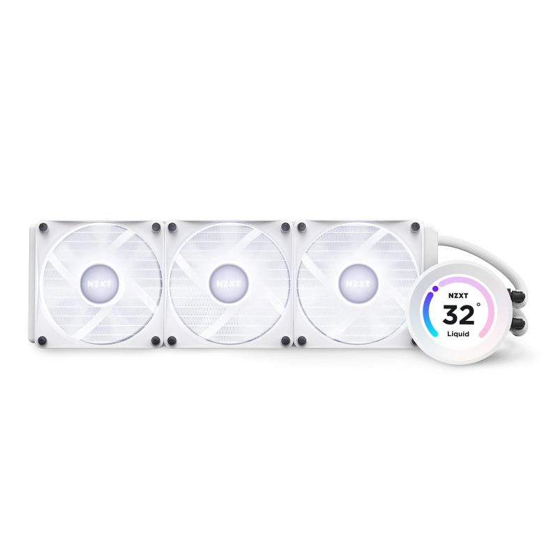 Охладител за процесор NZXT Kraken Elite 360 RGB White, LCD Display - Image 12