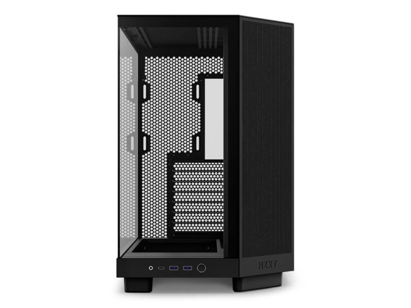 Кутия NZXT H6 Flow Matte Black - Middle Tower - Image 3