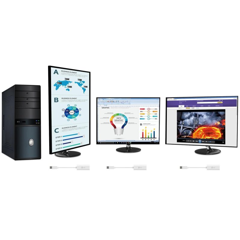Адаптер j5create JUA254, USB-A към HDMI, Бял - Image 5