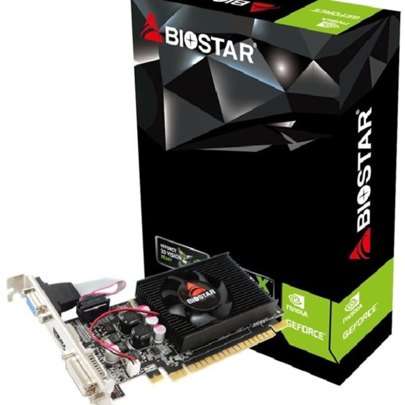 Видео карта BIOSTAR GeForce 210, 1GB, GDDR3, 64 bit, DVI-I, D-Sub, HDMI