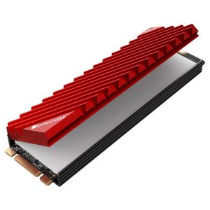 Пасивен охладител Jonsbo M.2 SSD, оребрен, Червен - Image 5