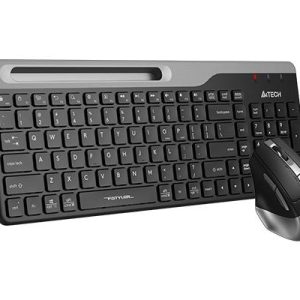 Комплект клавиатура и мишка A4TECH Fstyler FB2535C, Bluetooth & 2.4G, Черен/Сив - Image 2
