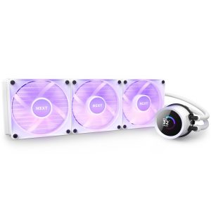 Охладител за процесор NZXT Kraken 360 RGB White, LCD Display - Image 6