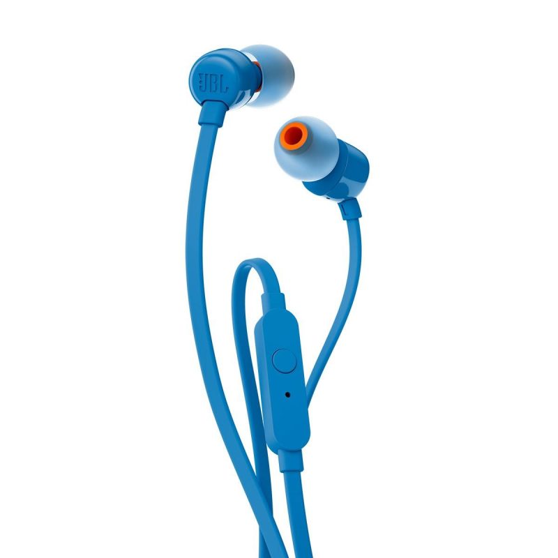 Слушалки JBL T110, In Ear, Син - Image 3