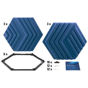 Акустични панели Elgato Wave Panels Starter Kit, Сини - Image 3