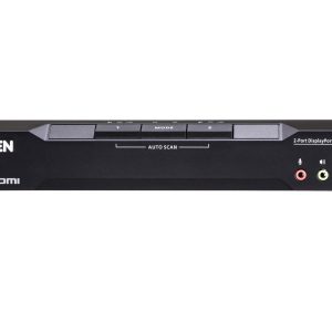 KVM превключвател, ATEN CM1942, 2-портов, USB, HDMI, DisplayPort, Mini-Matrix Boundless - Image 2