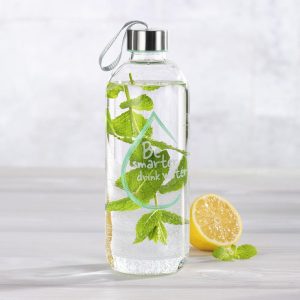 Стъклена бутилка Xavax To Go, 1л, Предпазен калъф, За напитки - Image 2