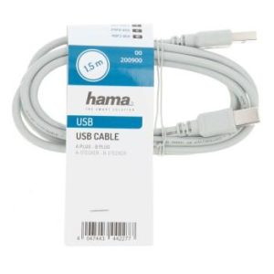 Кабел HAMA 200900 USB-A мъжко - USB-B мъжко, 1.5 м - Image 2