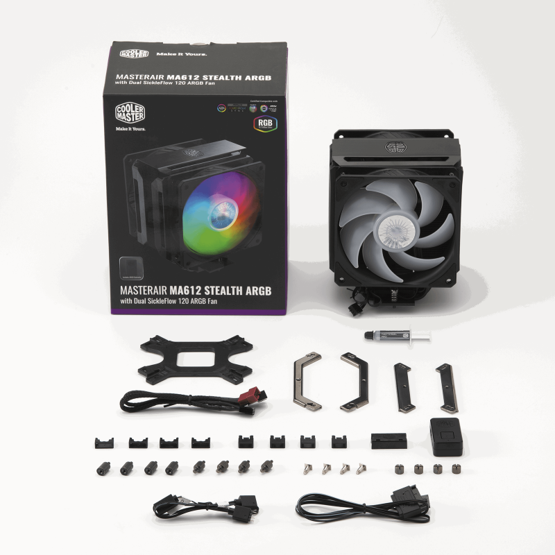 Охладител за процесор Cooler Master MasterAir MA612 Stealth ARGB - Image 14