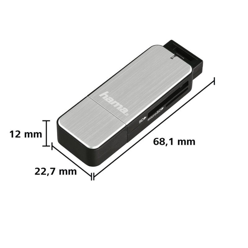 Четец за карти HAMA, USB 3.0, 123900 - Image 2