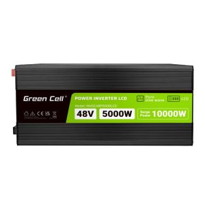 Инвертор GREEN CELL, 48/220V,  DC/AC, 5000W/10000W,INVGCP5000LCD  LCD чиста синусоида - Image 2