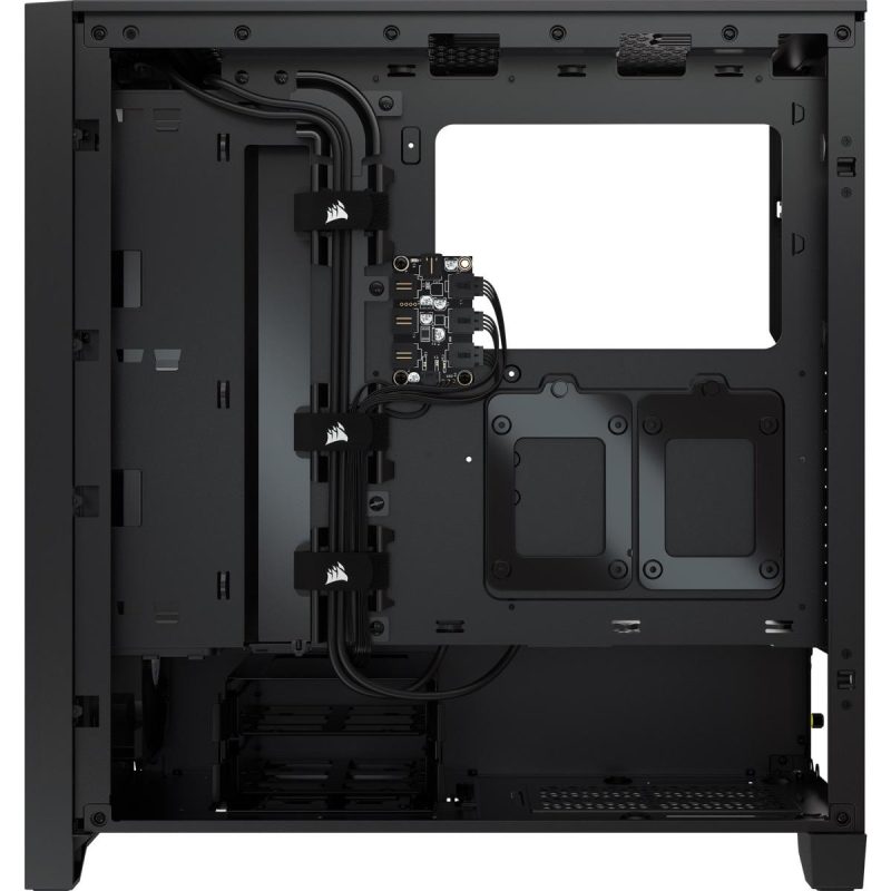 Кутия Corsair iCUE 4000X RGB Mid Tower, Tempered Glass, Черна - Image 5