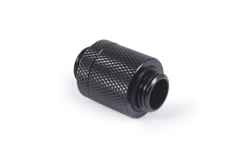 D-Plug Alphacool ES, 20mm, G1/4 AG auf G1/4 AG, Черен мат - Image 2