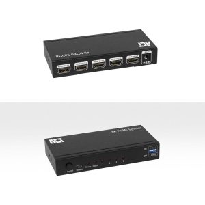 HDMI Сплитер ACT AC7831, 1 вход 4 изхода., 4K, Черен - Image 3