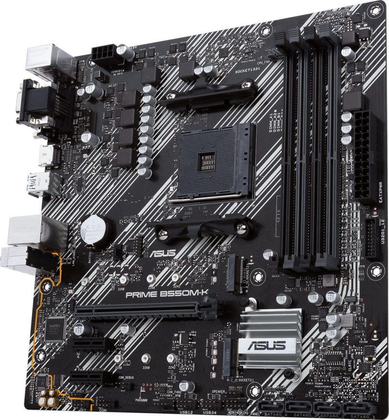 Дънна платка ASUS Prime B550M-K, socket AM4 - Image 6
