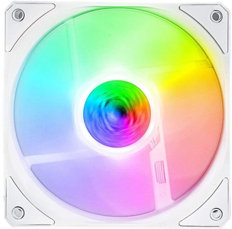 Вентилатор Cooler Master SickleFlow 120 ARGB White Edition 3in1 - Image 4