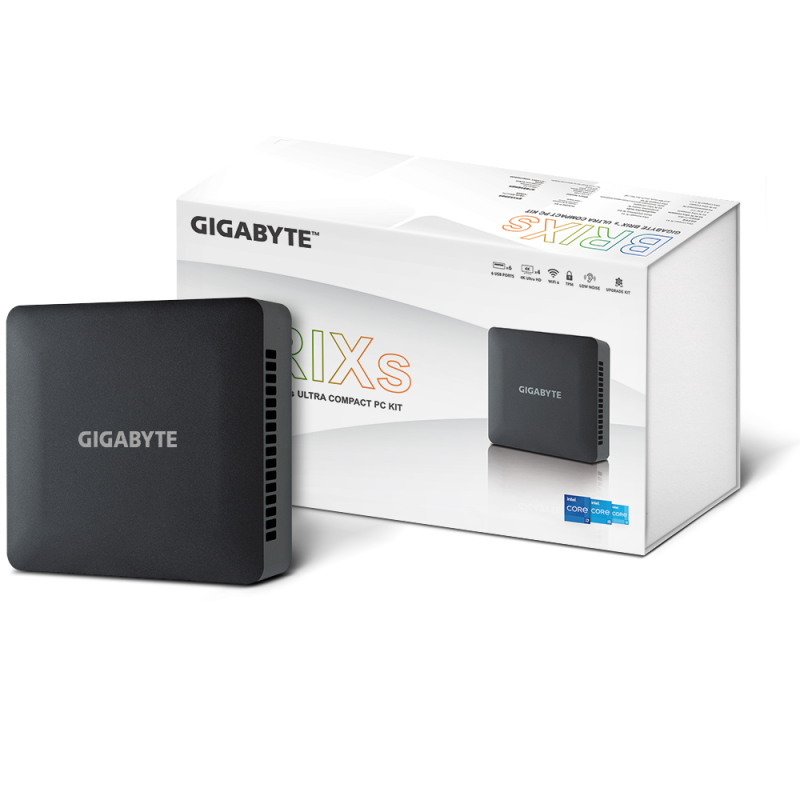 Настолен компютър Gigabyte Brix BRi5H, Intel Core i5-1335U, 2 x SO-DIMM DDR4 slot, M.2 2280 slot - Image 4