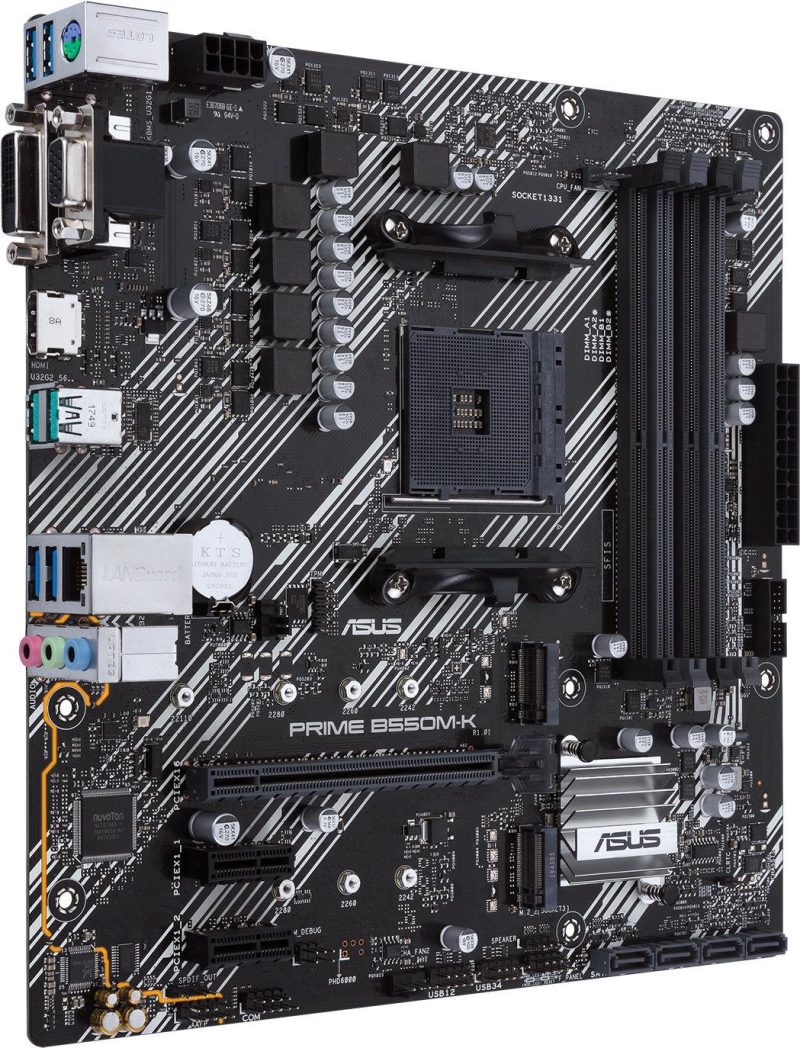 Дънна платка ASUS Prime B550M-K, socket AM4 - Image 3