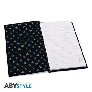 Комплект ABYSTYLE LEAGUE OF LEGENDS - Pck XXL glass + Pin + Notebook "Hextech logo" - Image 6