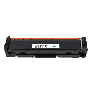 Тонер касета UPRINT W2211X, HP 207X, HP Color Pro M255/ Pro MFP M282/ 283, 2450k, Cyan - Image 2