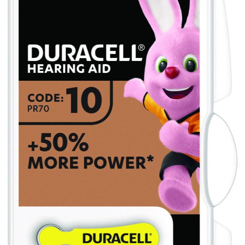 Батерия цинково въздушна DURACELL ZA10 6 бр.