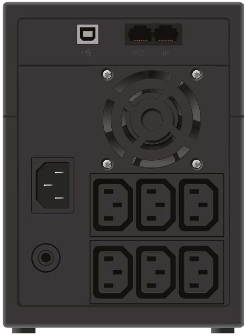 UPS POWERWALKER VI 2200 SH 6x IEC, 2200VA, Line Interactive - Image 2