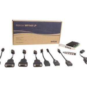Видео карта MATROX M9148-E1024LAF LP PCIe x16, 4 x mini DP