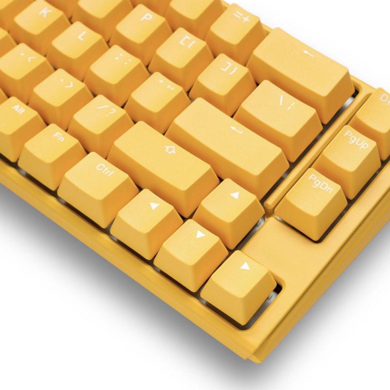 Геймърскa механична клавиатура Ducky One 3 Yellow SF 65, Cherry MX Clear суичове - Image 4