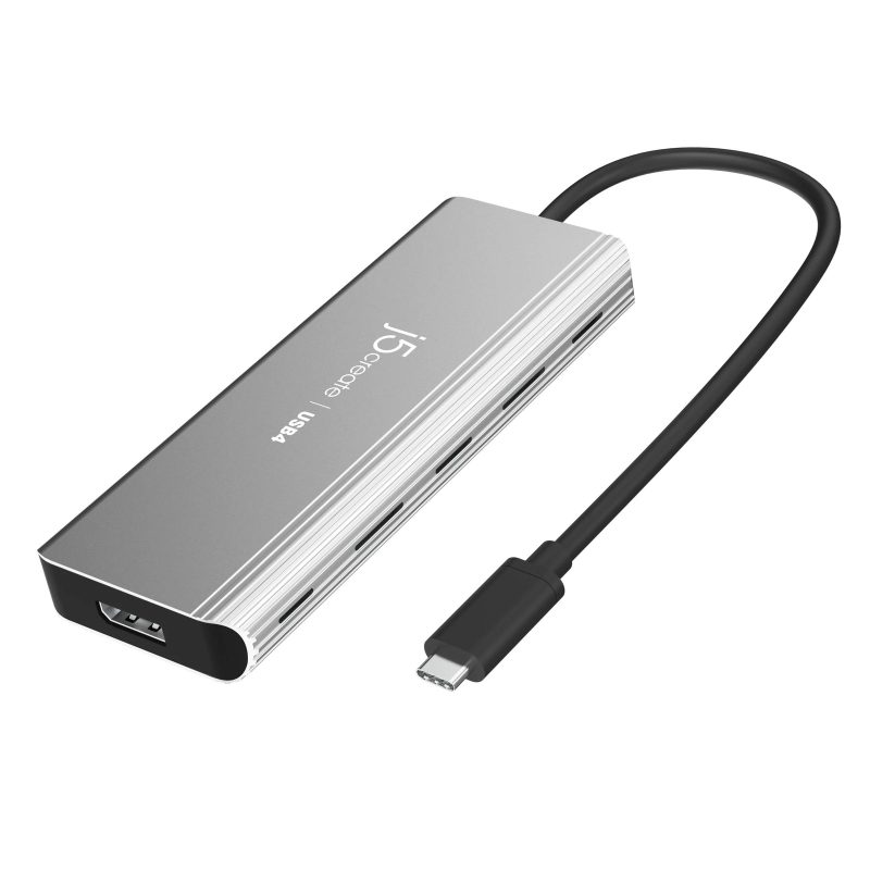 5-портов хъб j5create JCD401 USB4 Dual 4K Multi-port USB-C, 4K HDMI - Image 2